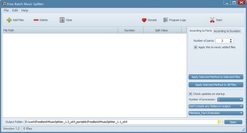 Free Batch Music Splitter
